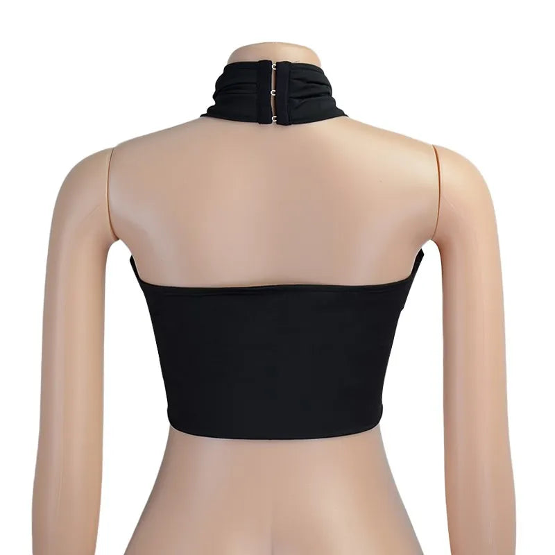 Cropped Feminino Estilo Corselet