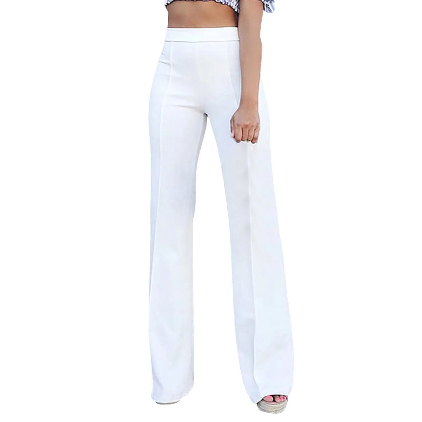 Calça Flare Elegância Branca